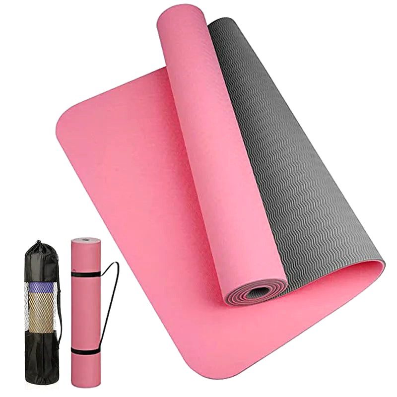 Tapis de yoga extra-épais IBF Iron Body Fitness - 6 mm (0,24 po) - Surface  antidérapante - Tapis d'exercice idéal pour le yoga, le Pilates, la  gymnastique, à domicile - Vert 